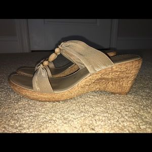 Beige Wedges